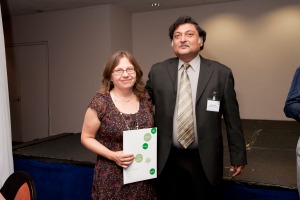 Beyond Distance's very own Highly Commended Terese Bird with Sugata Mitra